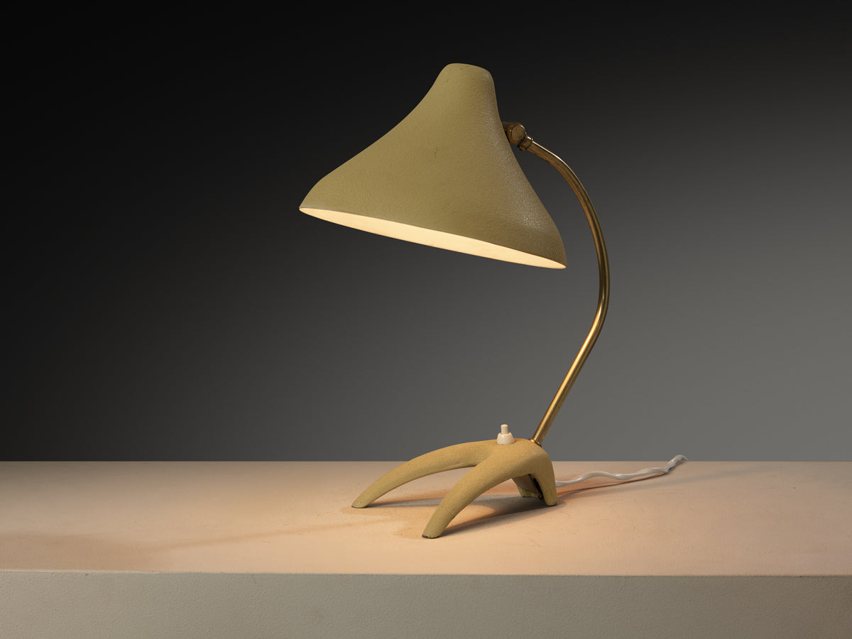 EWA Swedish Table Lamp in Steel and Brass Lighting Morentz