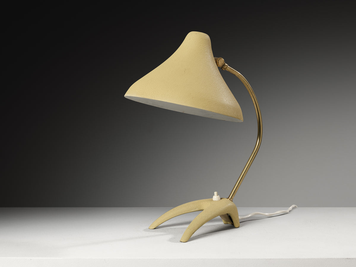 EWA Swedish Table Lamp in Steel and Brass Lighting Morentz