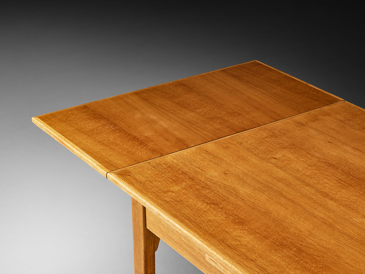 Mart Stam for Pastoe Mid-Century Extendable Dining Table in Oak