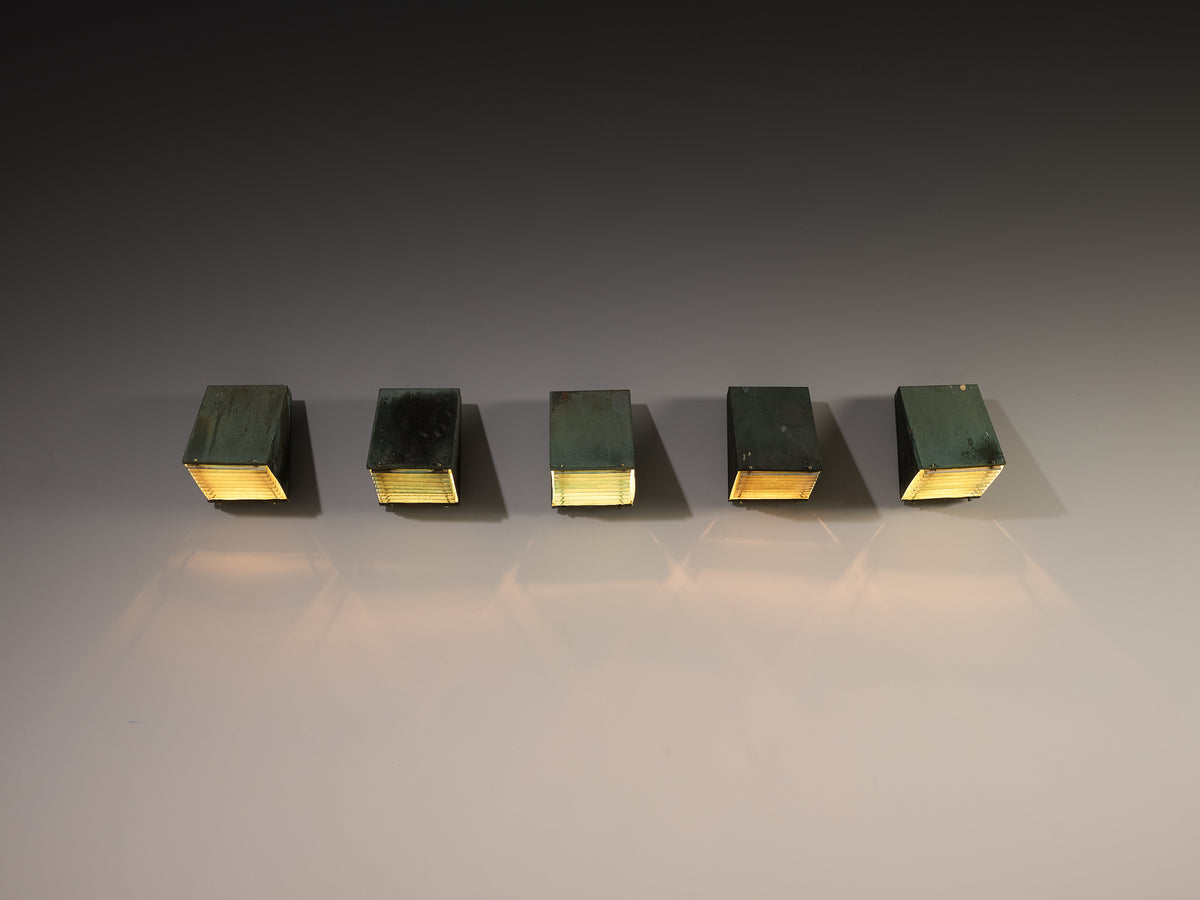 Hans-Agne Jakobsson 'V236' Wall Lights in Copper Lighting Morentz