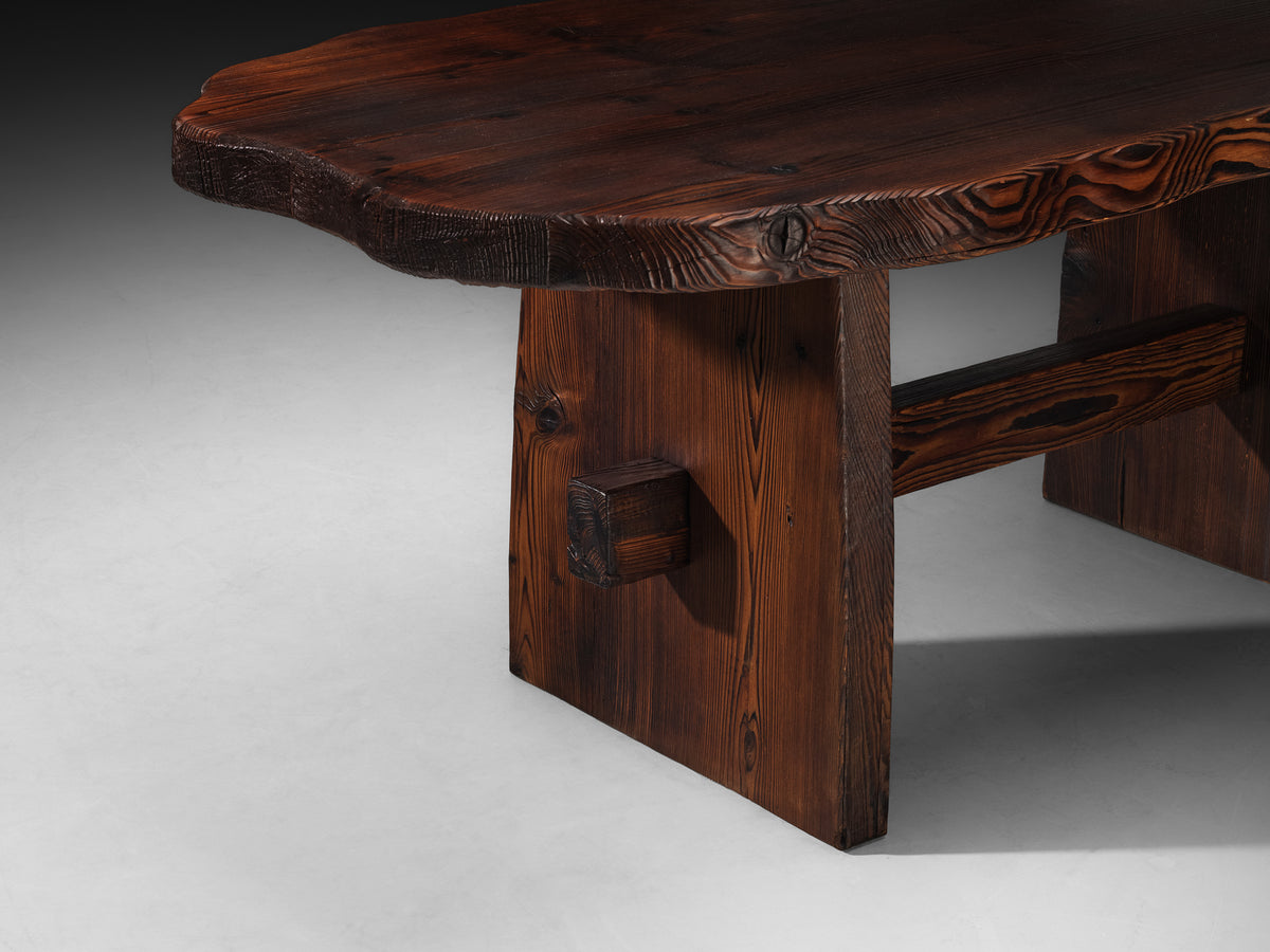 Freeform Rustic Table with Textured Grain Tables Morentz