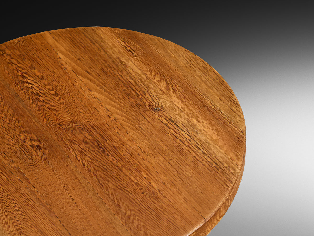Axel Einar Hjorth for Nordiska Kompaniet Rare 'Lovö' Side Table in Solid Pine Tables Morentz