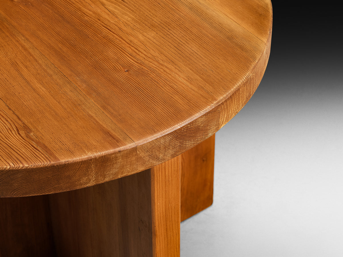 Axel Einar Hjorth for Nordiska Kompaniet Rare 'Lovö' Side Table in Solid Pine Tables Morentz