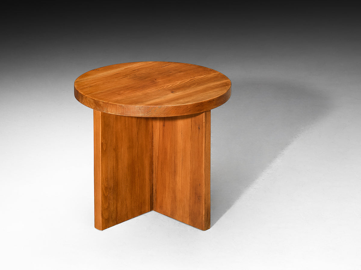 Axel Einar Hjorth for Nordiska Kompaniet Rare 'Lovö' Side Table in Solid Pine Tables Morentz