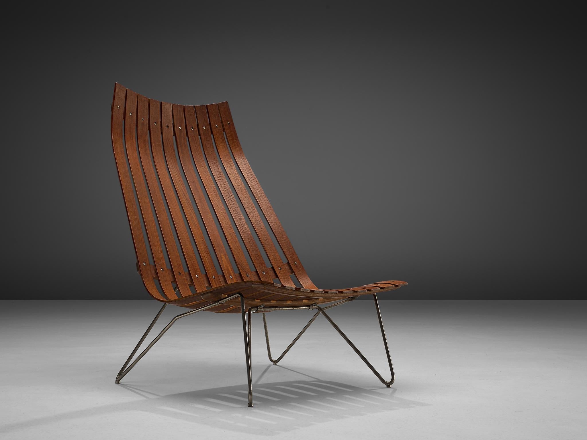 Hans Brattrud 'Scandia' Lounge Chair in Teak