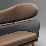 Finn Juhl 'Baker' Sofa in Oak and Natural Bicolor Upholstery