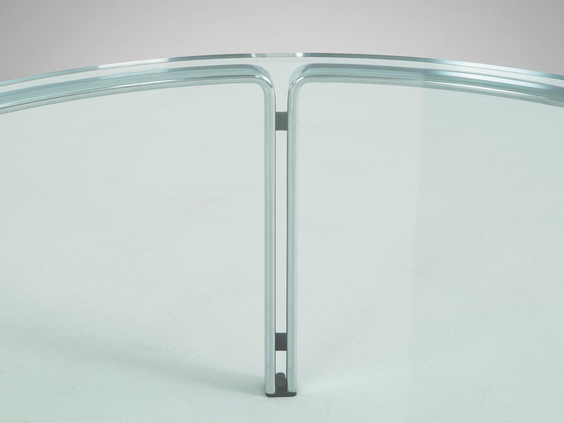 Horst Brüning for Kill International Cocktail Table in Chrome and Glass