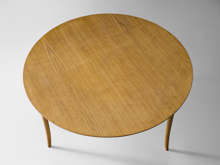 Bruno Mathsson Large Coffee Table Model 'Annika' in Ash