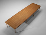 Large Danish Conference or Dining Table in Teak 16 feet