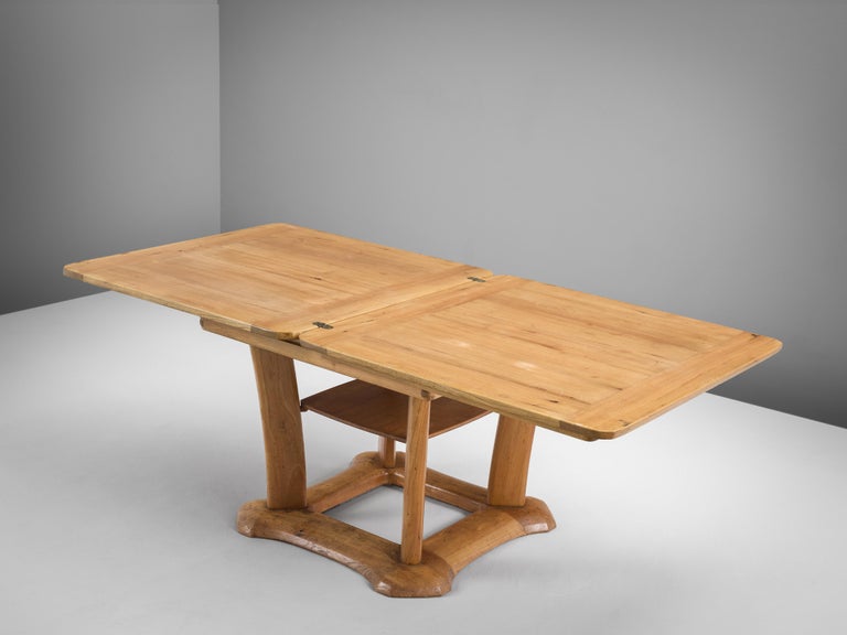 Franz Xaver Sproll Extendable Dining Table in Elm