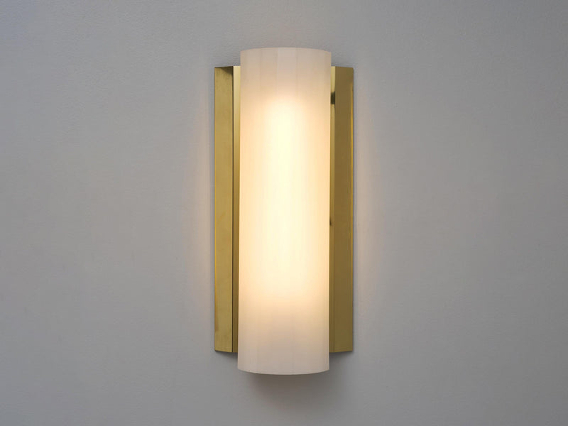 Large Swedish Wall Lights in Brass