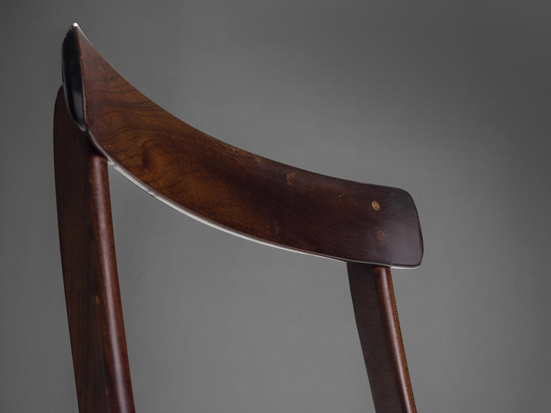 Ole Wanscher Pair of 'Rungstedlund' Dining Chairs in Mahogany