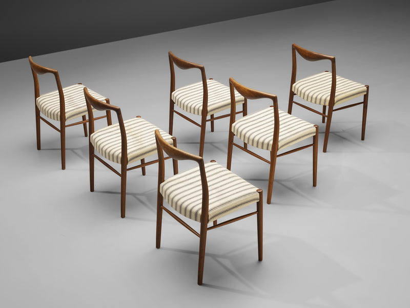 Kai Lyngfeldt Larsen Set of Six Dining Chairs in Teak