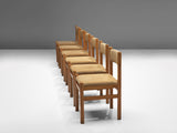 Dining Chairs by TON in Pine and Beige Upholstery