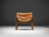 Illum Wikkelsø Easy Chair in Oak and Leather