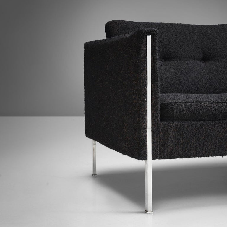 Pierre Paulin for Artifort Sofa in Black Upholstery