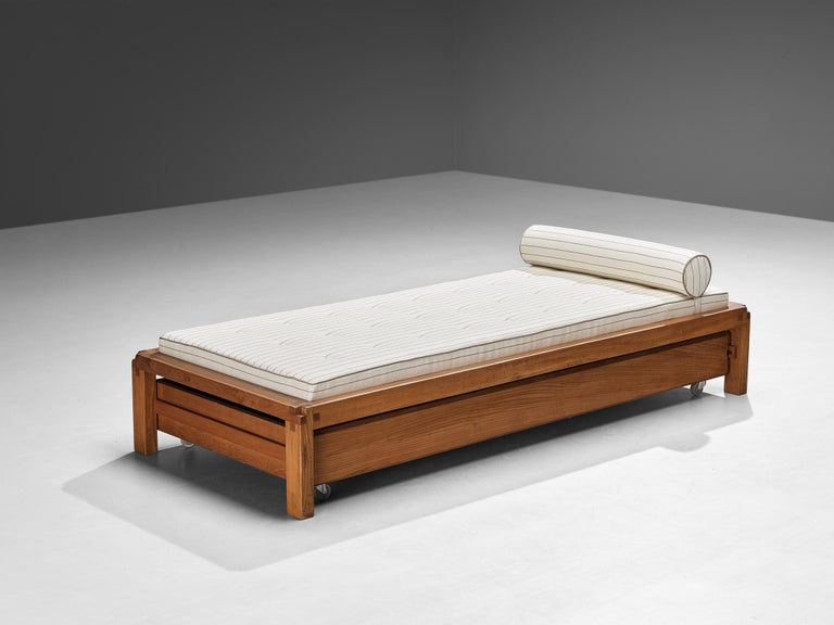 Early Pierre Chapo Daybed in Solid Elm