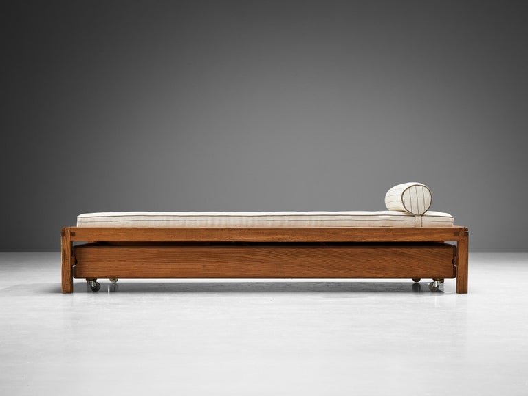 Early Pierre Chapo Daybed in Solid Elm