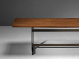 Jules Wabbes 'Tonneau' Dining Table in Solid Wenge