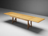 Guillerme & Chambron Extendable Dining Table in Oak