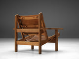 Erling Jessen Lounge Chair in Oak and Cognac Leather