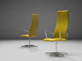Arne Jacobsen for Fritz Hansen 'Oxford' Desk Chairs