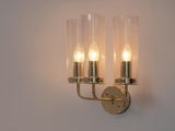 Hans-Agne Jakobsson 'Sonata' Wall Light in Glass and Brass