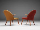 Svend Aage Eriksen ‘Penguin’ Easy Chairs in Teak