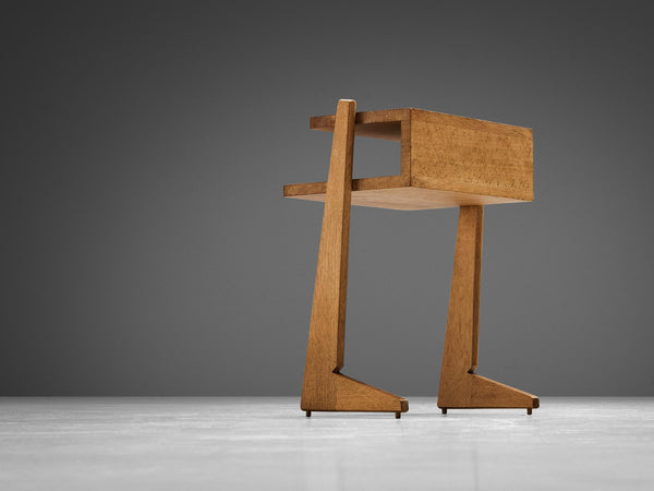 Guillerme & Chambron Nightstand in Solid Oak