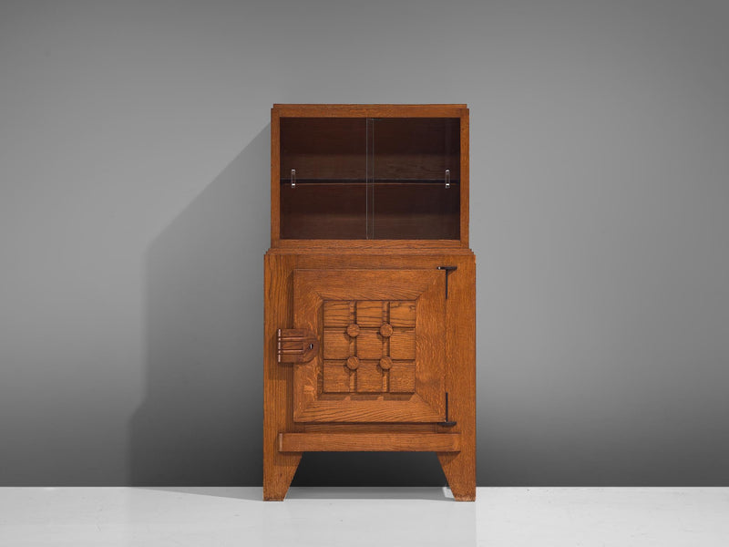 French Art Deco Cabinet in Oak