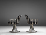 Herbert Saiger for Russell Woodard Pair of Patio Chairs
