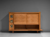 Guillerme & Chambron Buffet in Oak with Ceramic Details