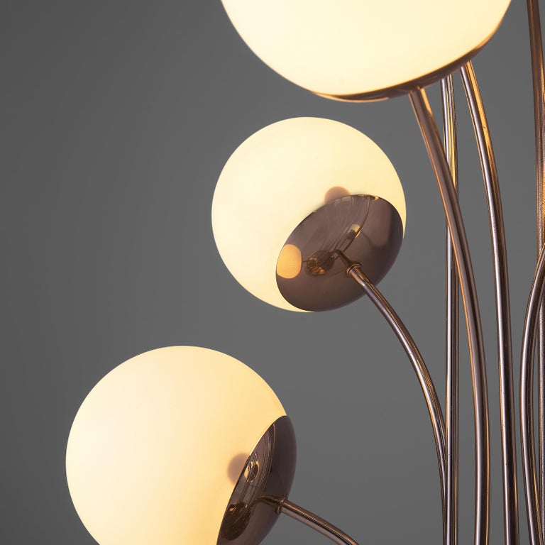 Pia Guidetti for Lumi 'Crippa' Table Lamp in Opaline Glass