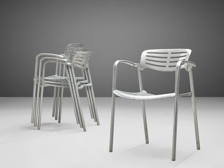 Jorge Pensi 'Toledo' Armchairs in Aluminum