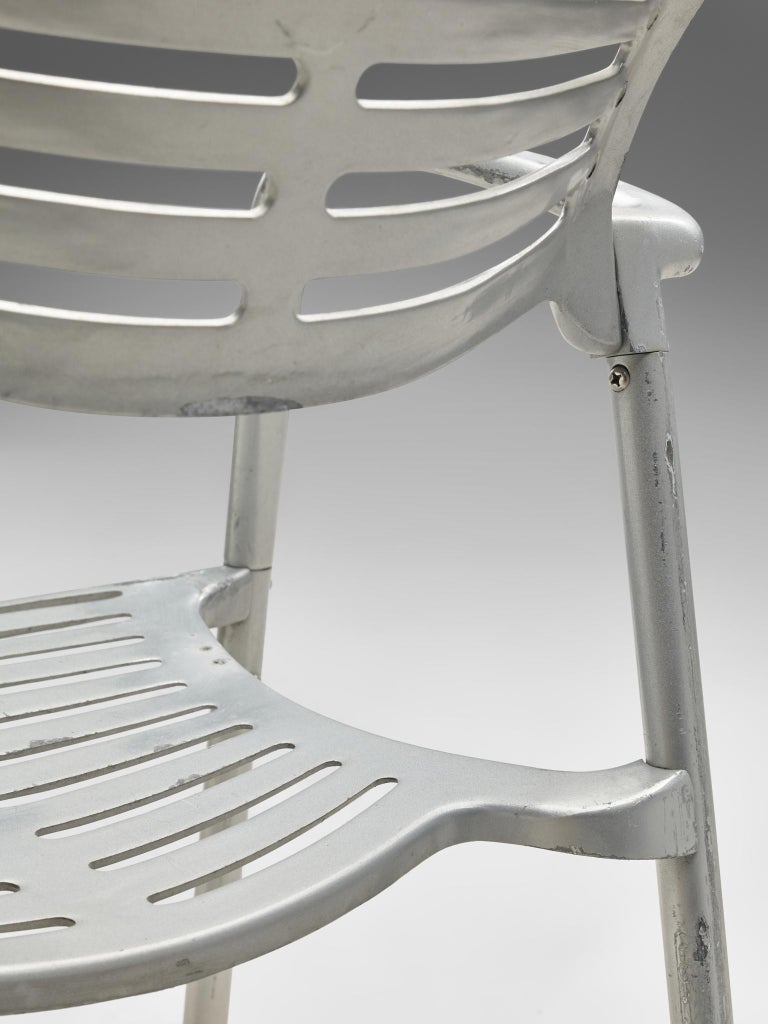 Jorge Pensi 'Toledo' Armchairs in Aluminum