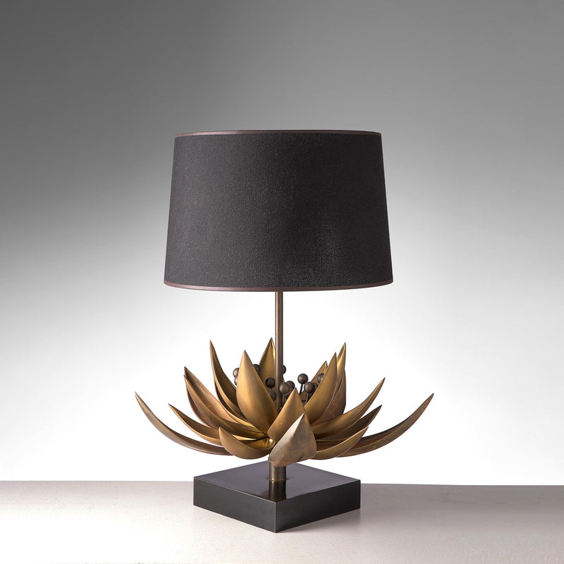 Christian Techoueyres for Maison Jansen Floral Table Lamp