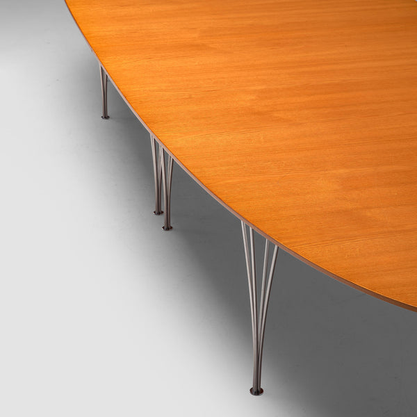 Piet Hein & Bruno Mathsson 'Superellipse' Large Table in Teak