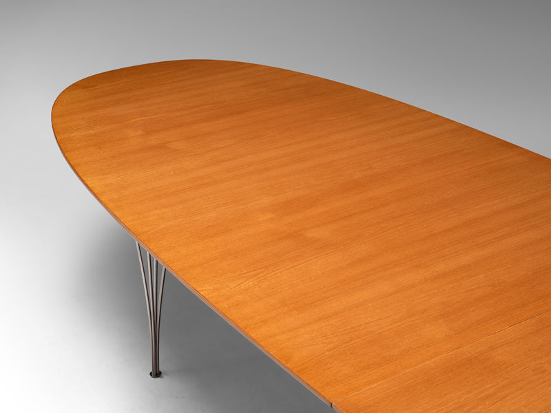 Piet Hein & Bruno Mathsson 'Superellipse' Large Table in Teak