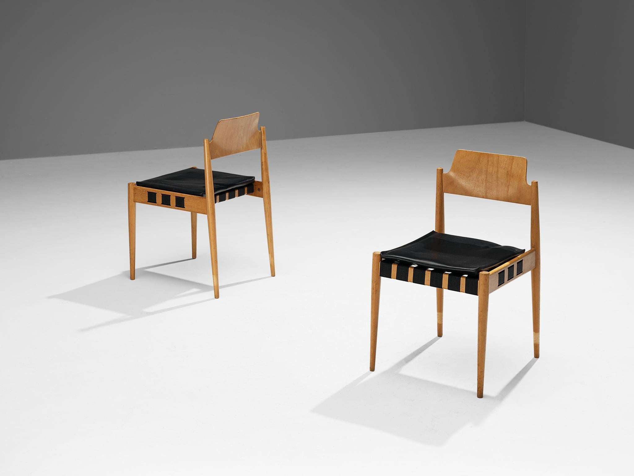 Egon Eiermann for Wilde + Spieth Pair of Dining Chairs