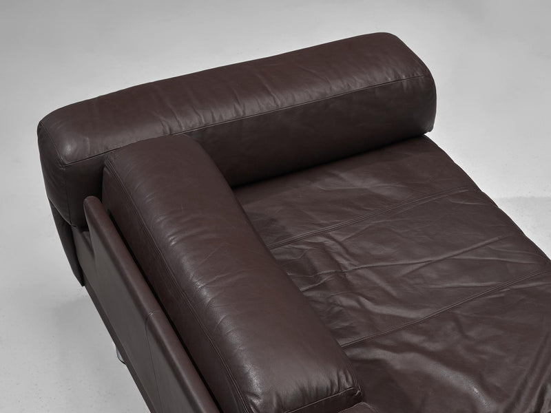 Howard Keith ‘Diplomat’ Sofa in Dark Brown Leather