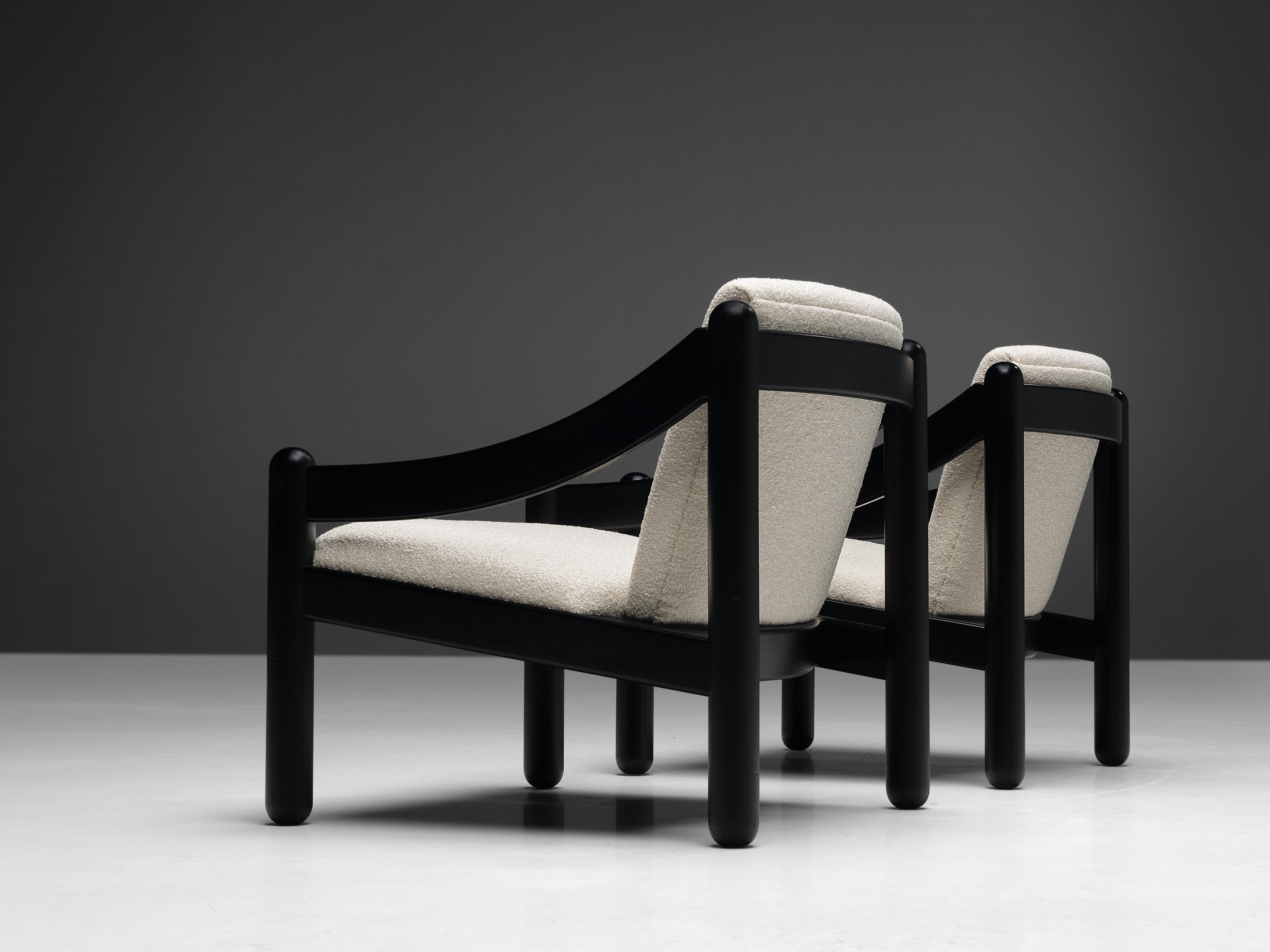 Vico Magistretti for Cassina Pair of ‘Carimate’ Lounge Chairs
