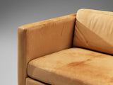 Charles Pfister for Knoll Club Chair in Camel Leather