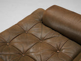 Arne Norell ‘Mexico’ Lounge Chair in Olive Green Leather