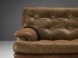 Arne Norell ‘Mexico’ Lounge Chair in Olive Green Leather