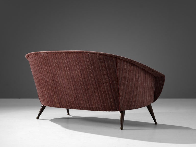 Folke Jansson 'Tellus' Sofa in Dusty Rose Upholstery