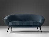 Folke Jansson 'Tellus' Sofa in Blue Upholstery