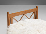 French Single Bed in Solid Oak