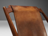 W. Andersag Lounge Chair in Patinated Leather and Wood