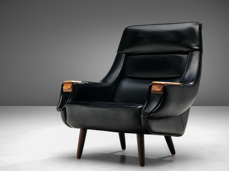 Danish Customizable Lounge Chair by H.W. Klein