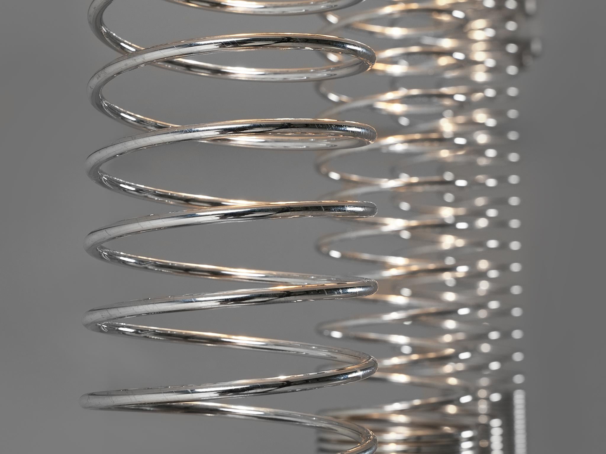 Angelo Mangiarotti Set of Four 'Spirali' Ceiling Lights